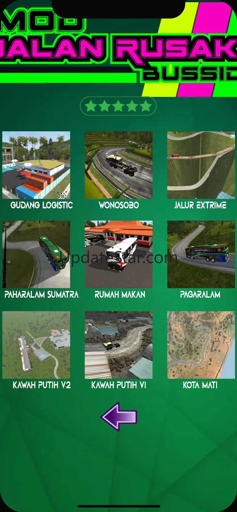 Mod Jalan Rusak Bus Simulator 1.2