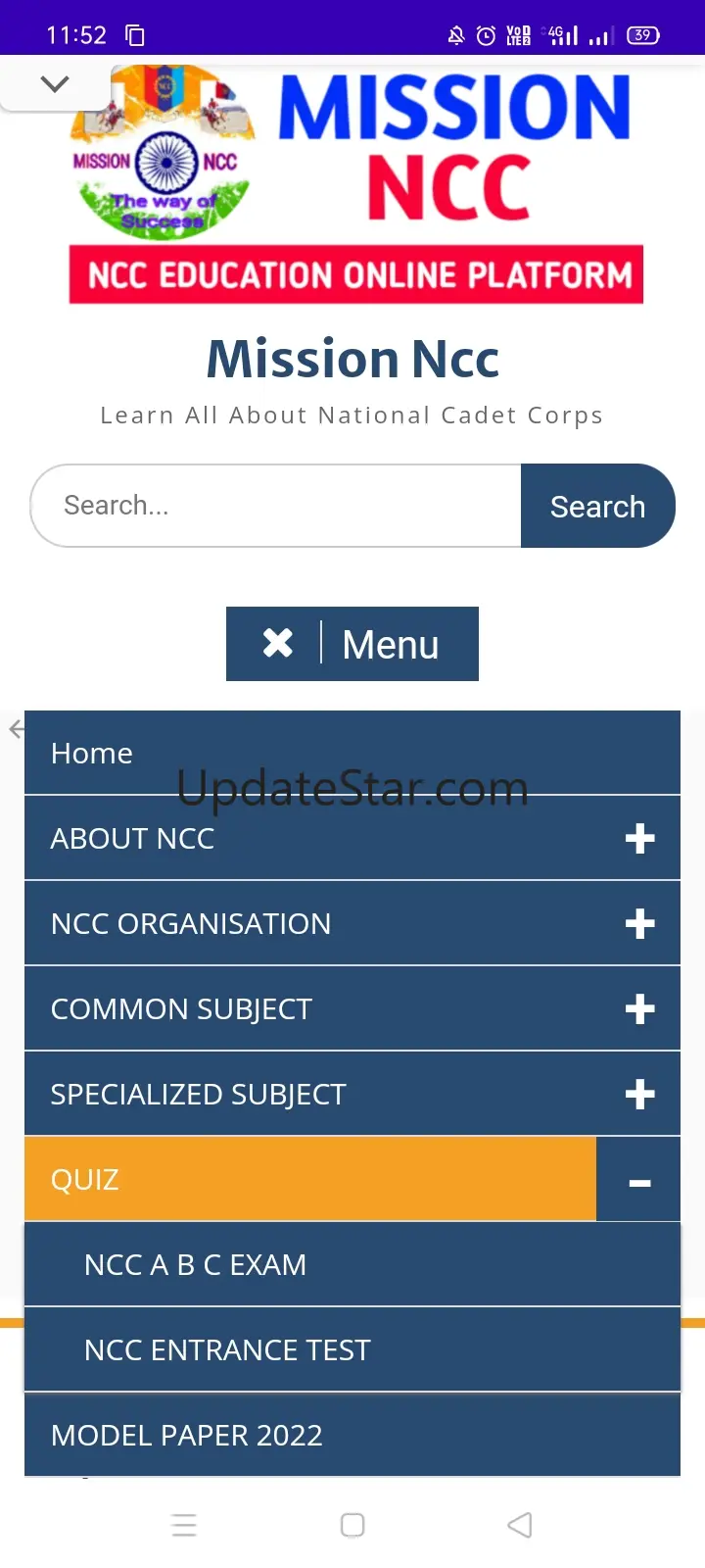 MISSION NCC - For NCC Cadets 1.0