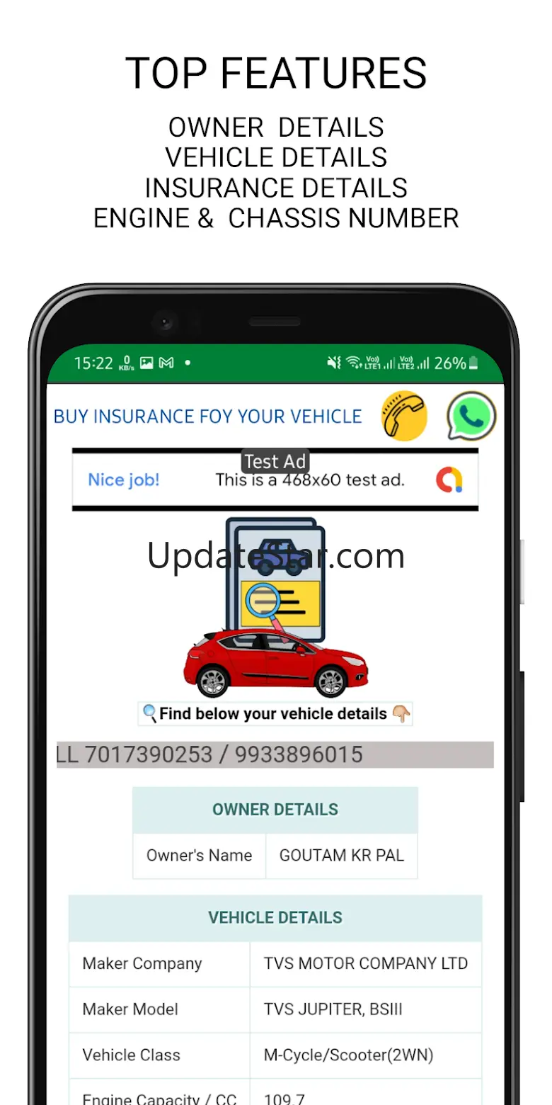 RTO Vehicle Details Search App 9.1