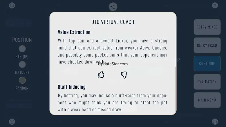 DTO MTT - GTO Poker Trainer 7.3.7
