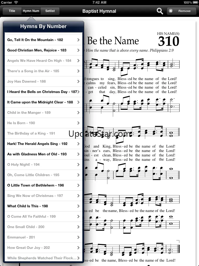 Baptist Hymnal Free 1.3.8