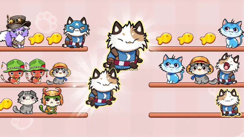 Cat Sort Color Puzzle Game 1.14