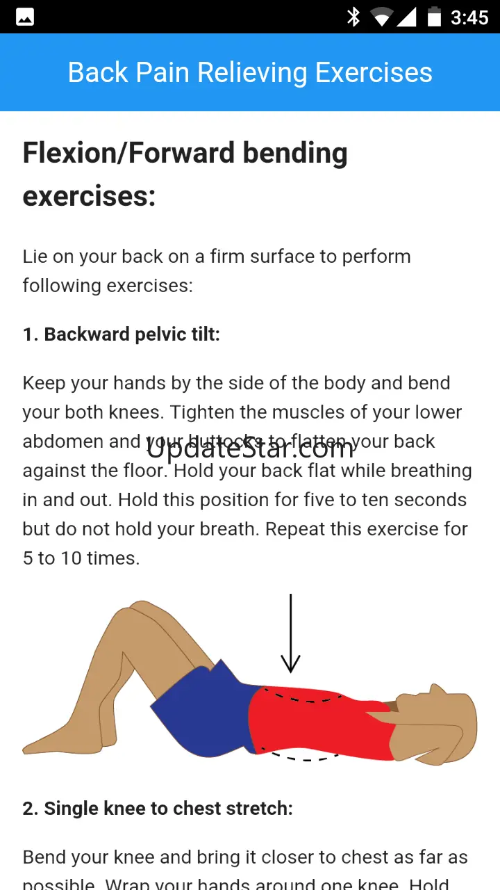Back Pain Relieving Exercises 1.0.0