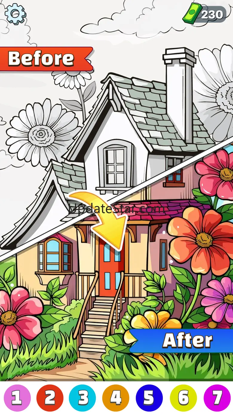 Dream Home - Color by Number 1.2
