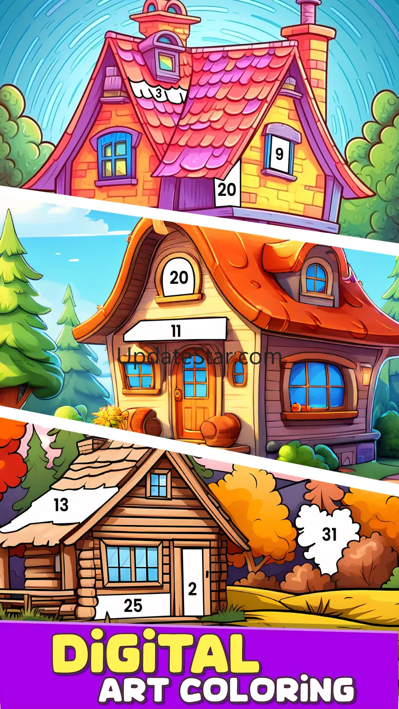 Dream Home - Color by Number 1.2