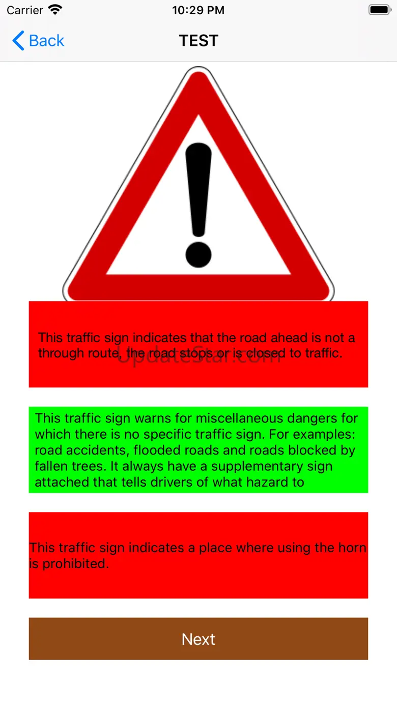 Road signs world Quiz 8