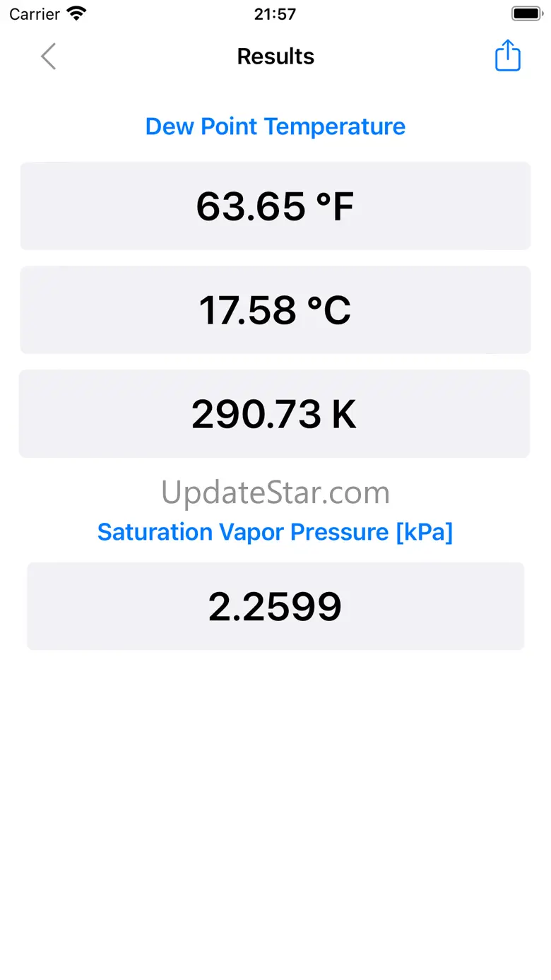 Dew Point Humidity Calculator 1.0