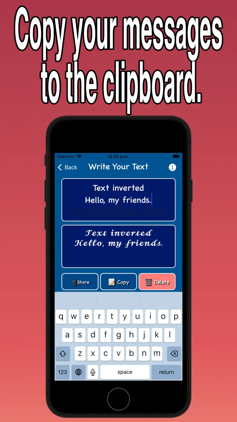 Inverted text 1.7.6