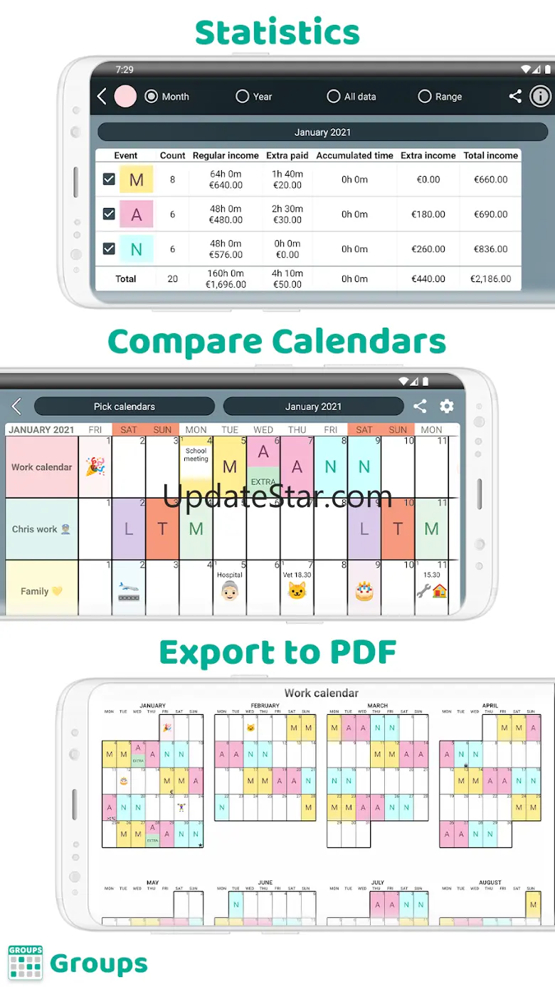 GROUPS work & family calendar 1.2.4.2