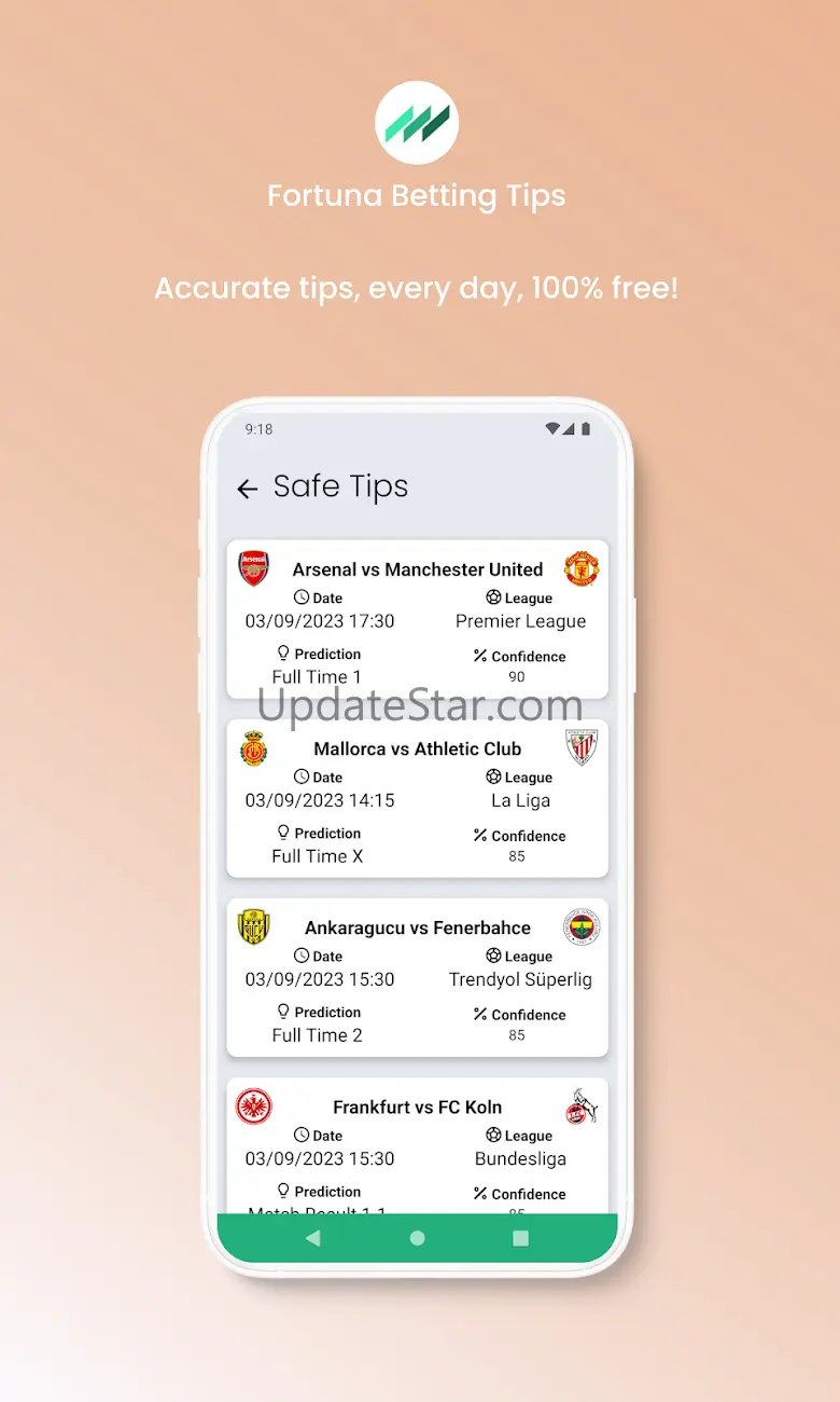 Fortuna - Daily Football Tips 1.4.0