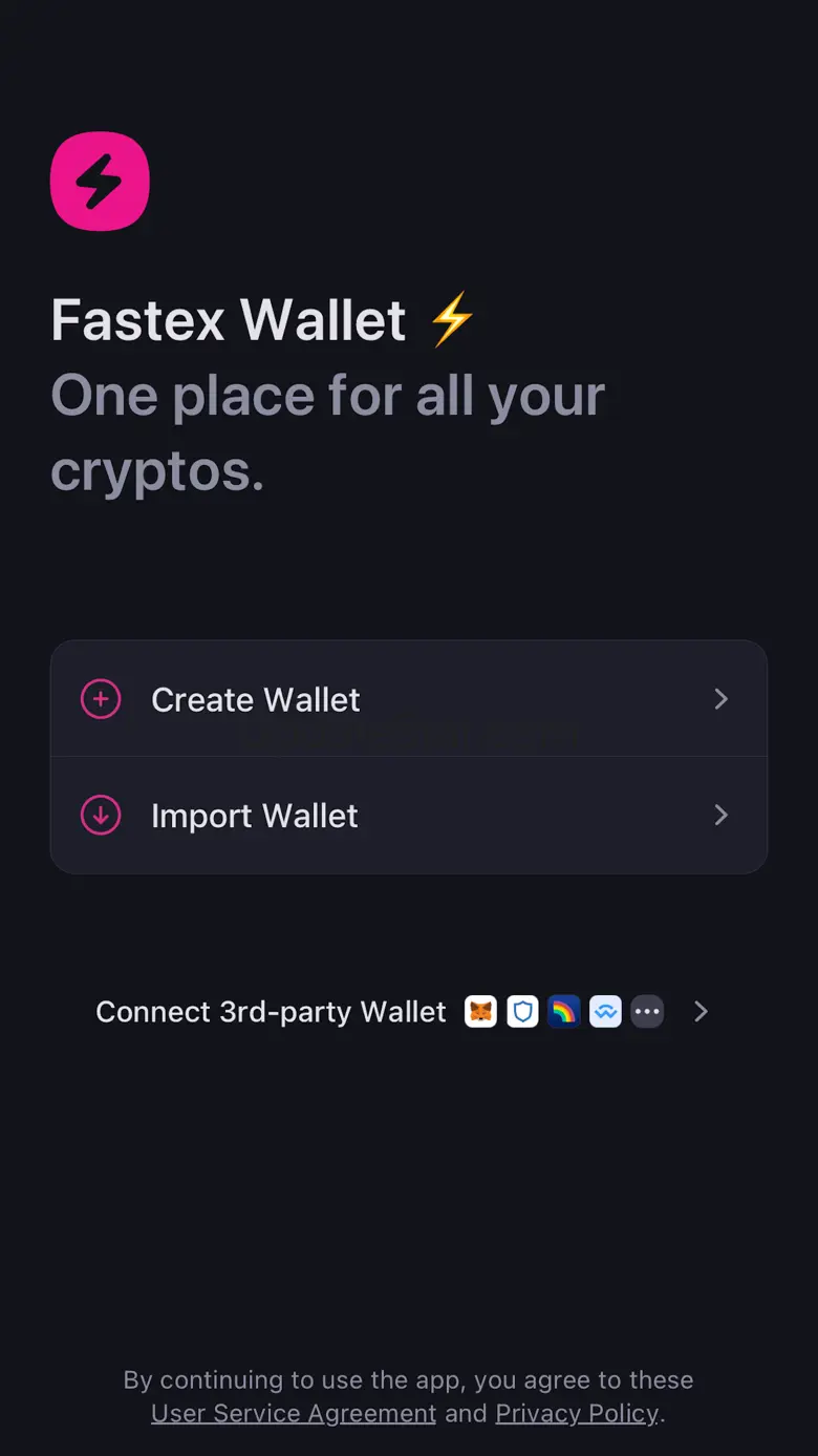 Fastex Wallet 1.0