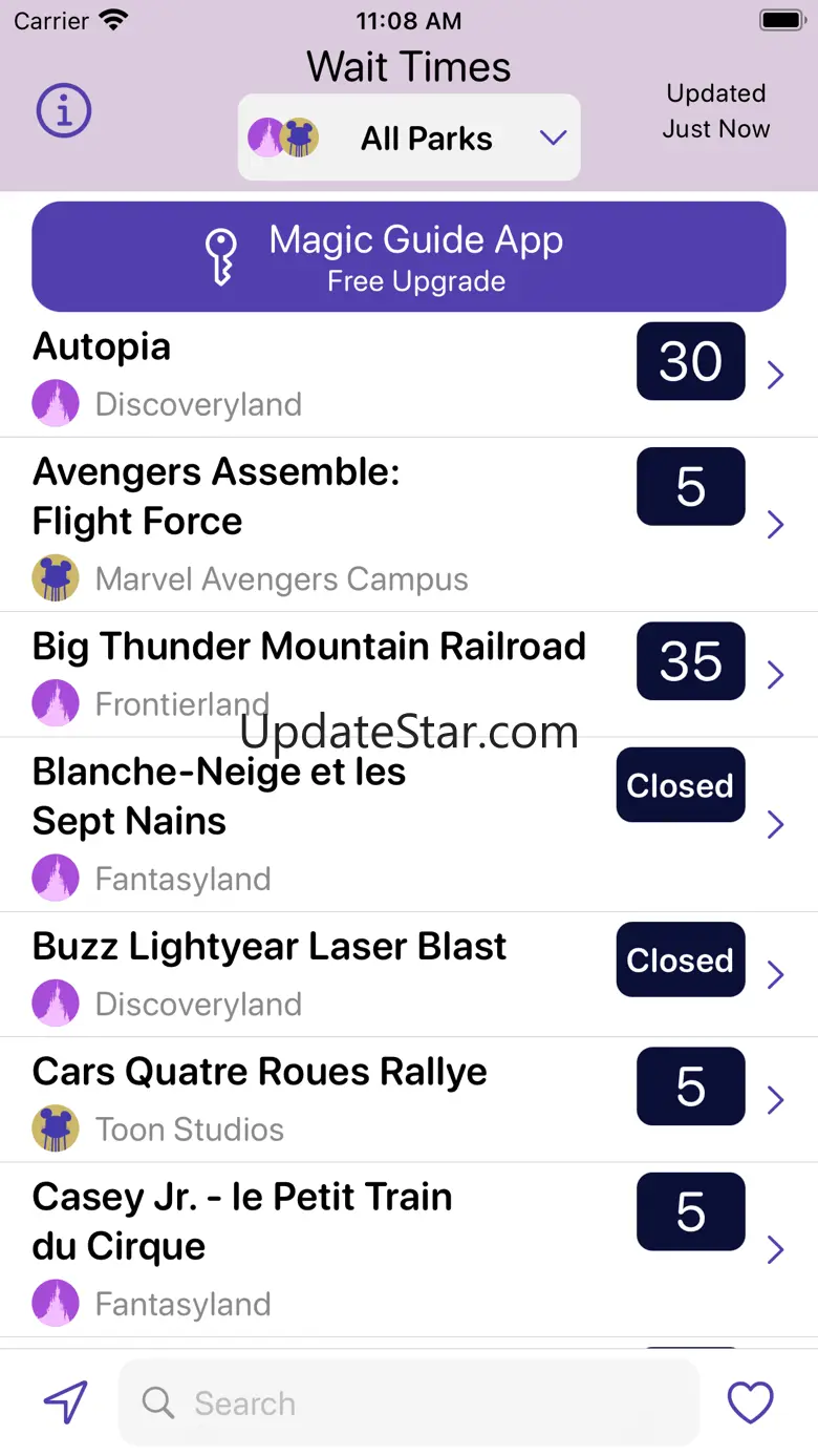 Wait Times: Disneyland Paris 6.0.5
