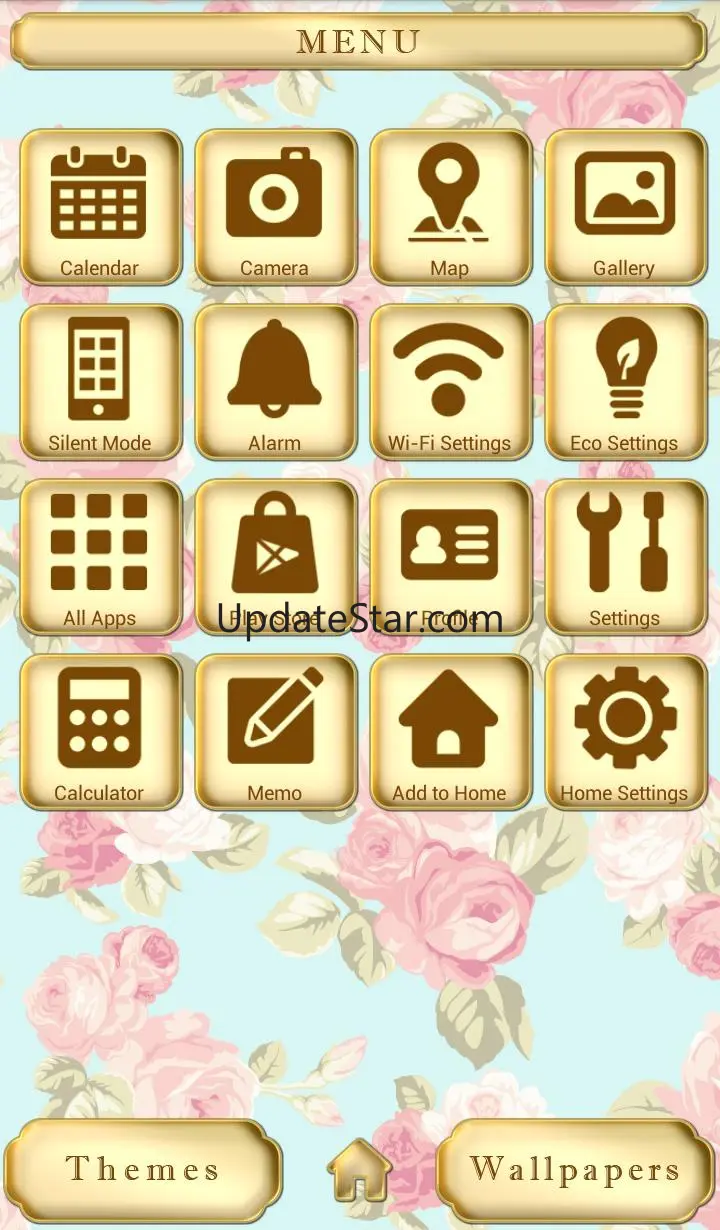 Cute Theme-Elegant Floral- 1.0.0