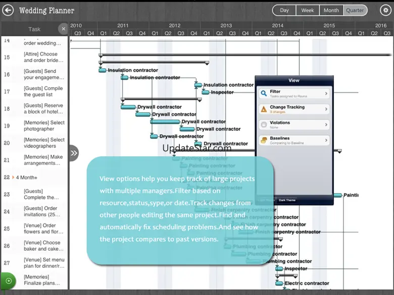 Project Management - for MS Project XML Schedule 1.0