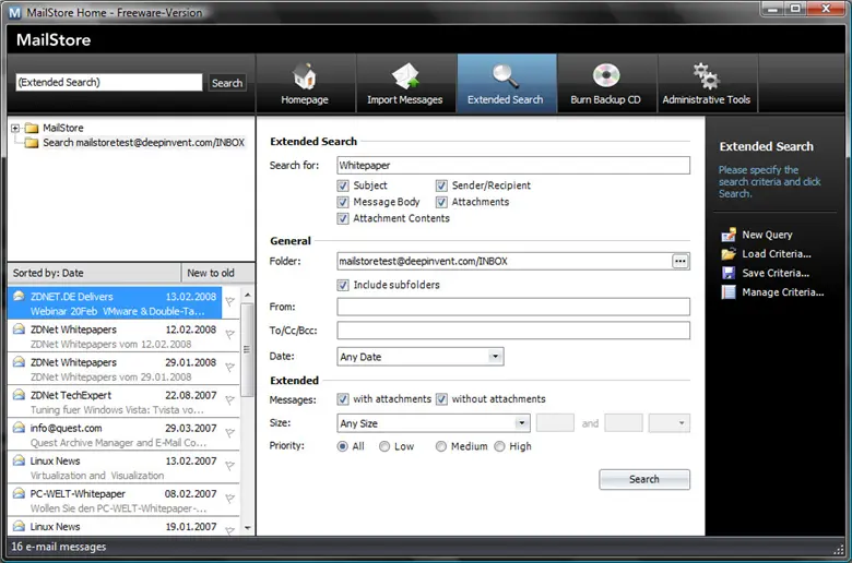 MailStore Home 25.2.0.22812