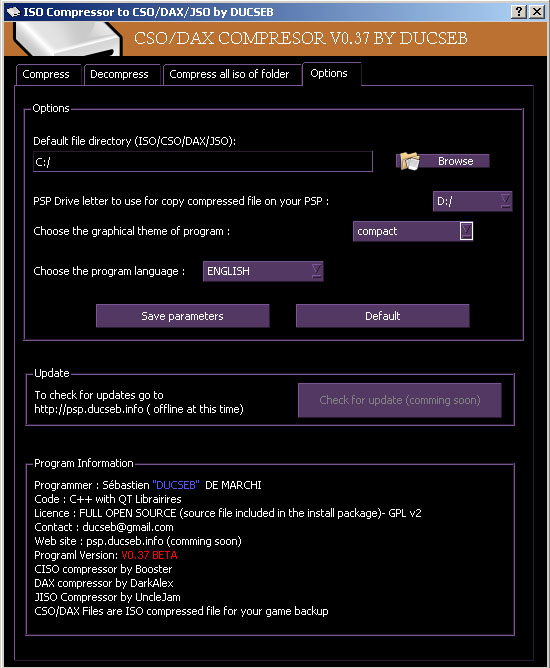 CSO-DAX Compressor 0.38