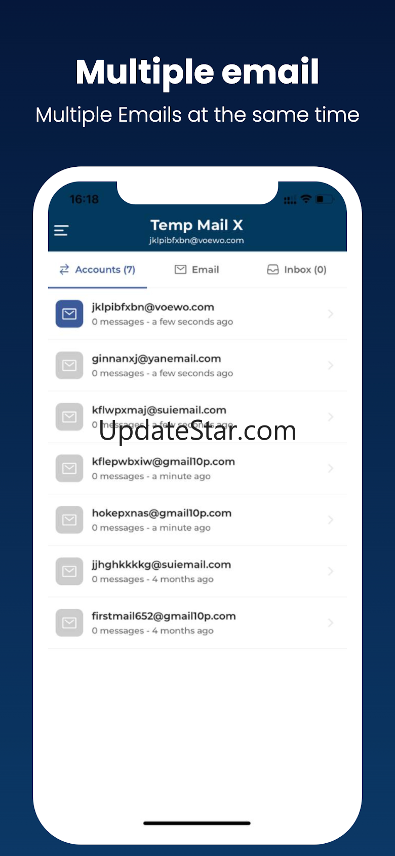 Temp Mail X - Mutil Email 3.1.0