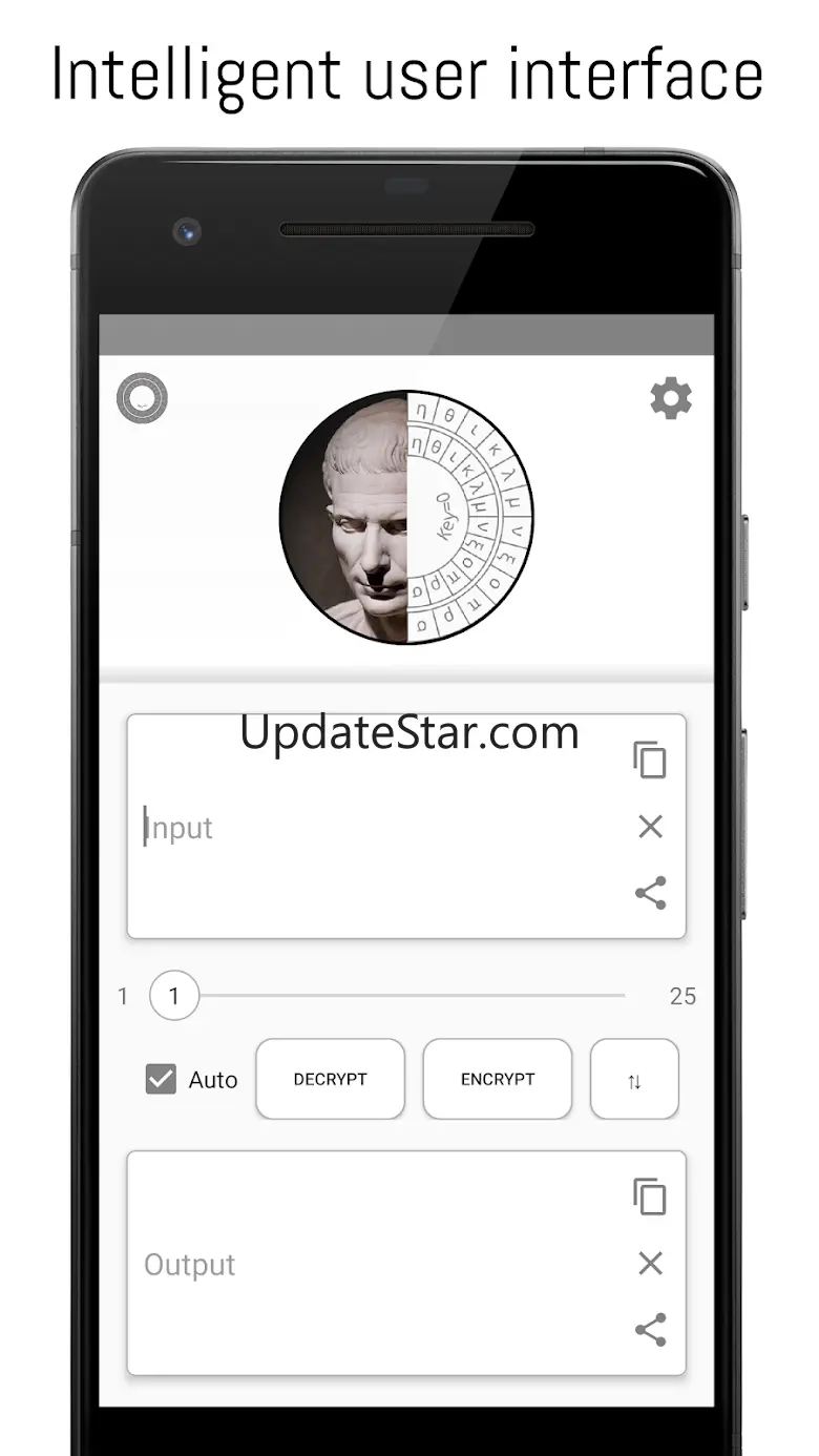 Caesar cipher - De-/Encryption 1.5.3