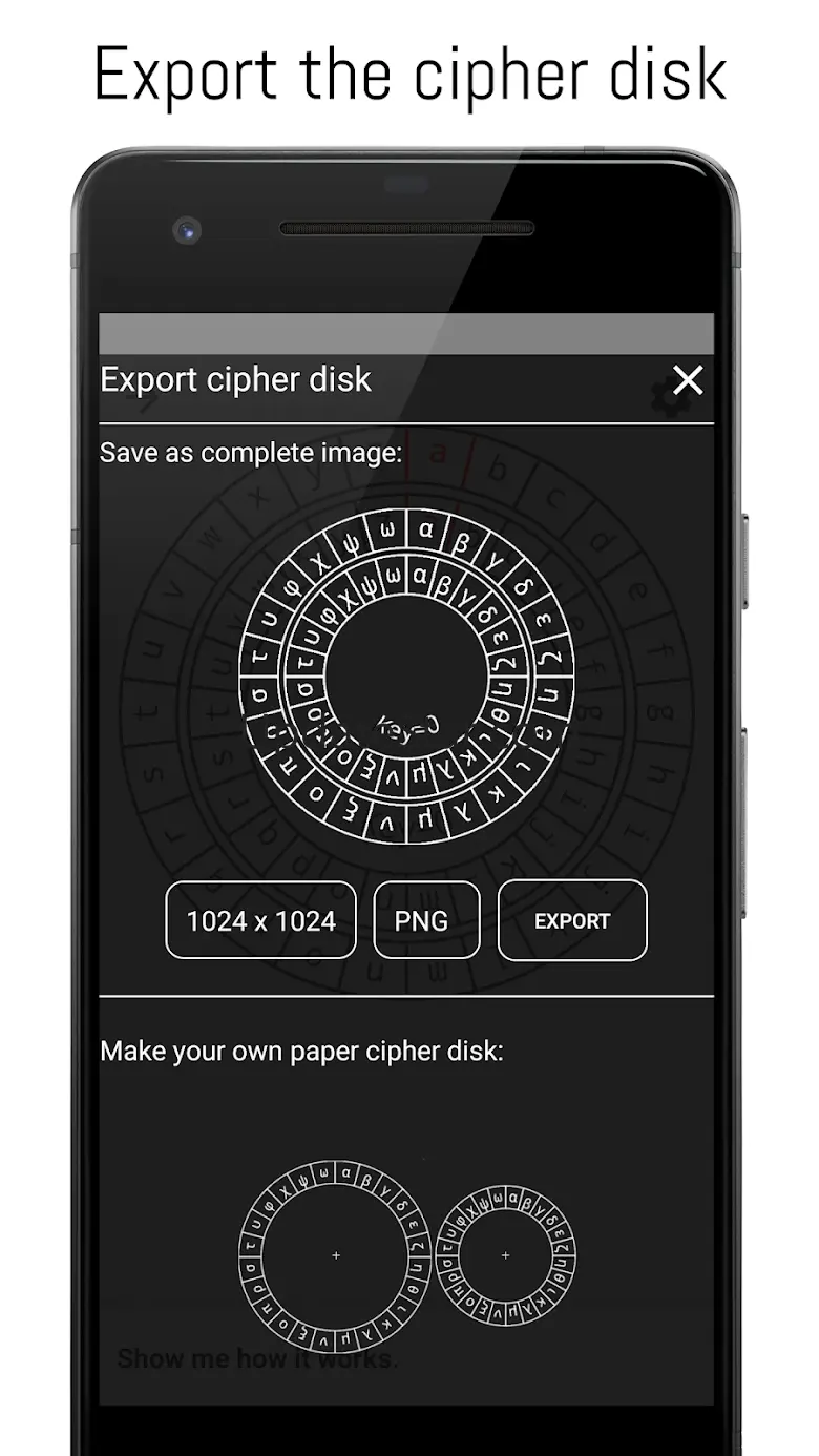 Caesar cipher - De-/Encryption 1.5.3
