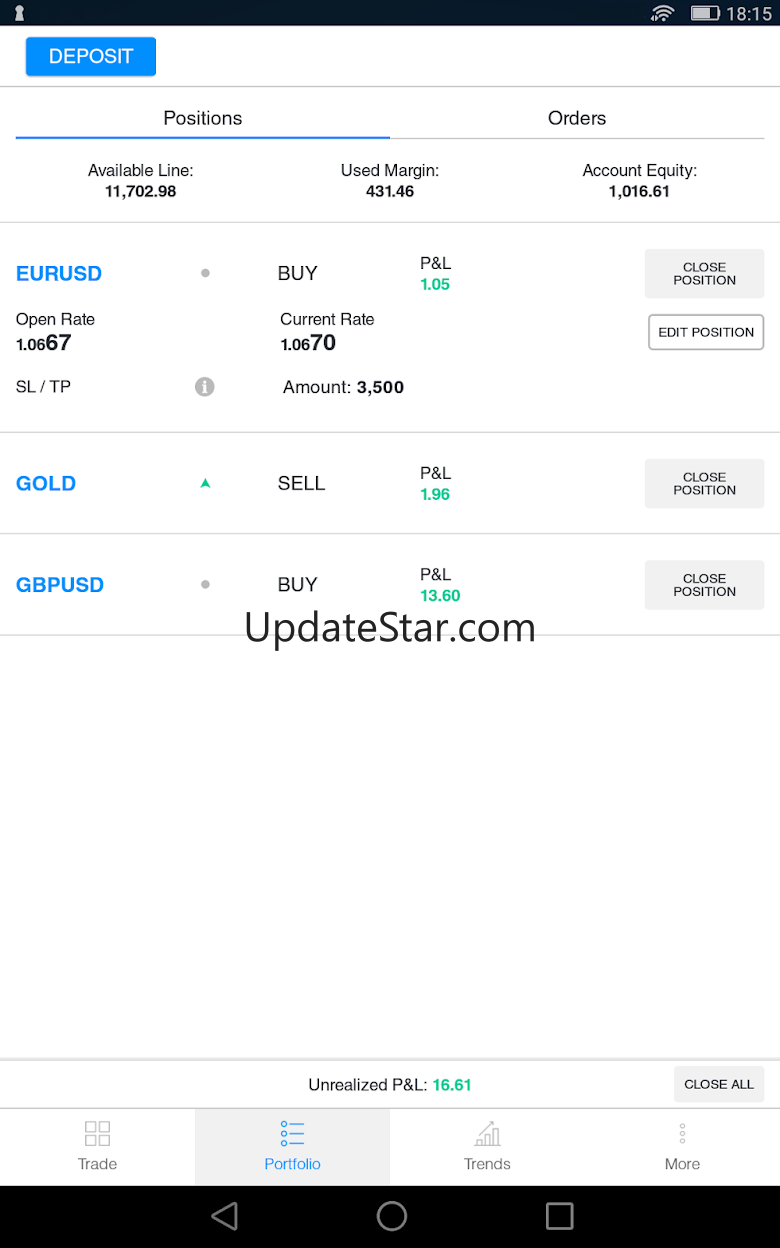 Ontega - Online Trading 7.5.0