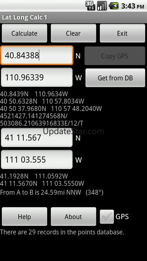 Lat Long Calc 2.0.0