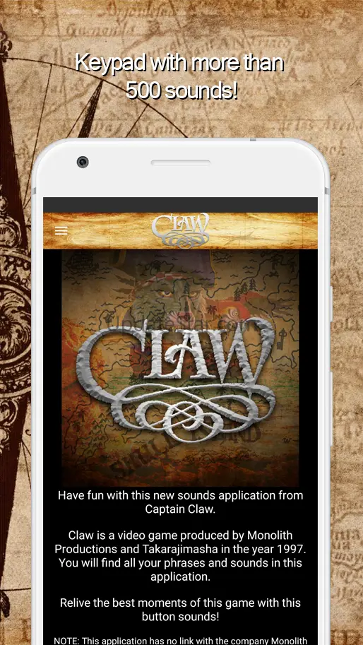 Captain Claw - Sound Keyboard 1.4