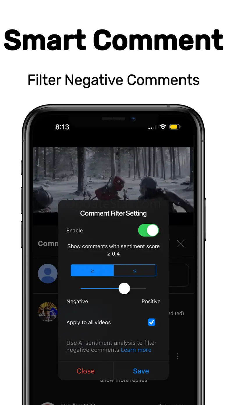 Viddle: No Ads Video with AI 1.8.4