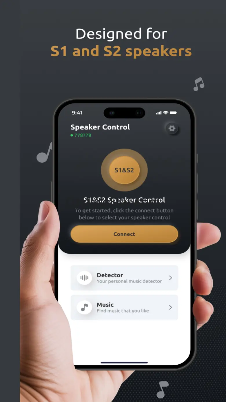 S1, S2 Speaker Controller App 1.0.1