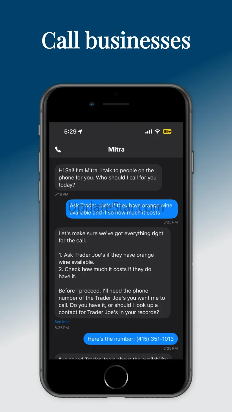 Mitra talks to people for you! 2.0.2