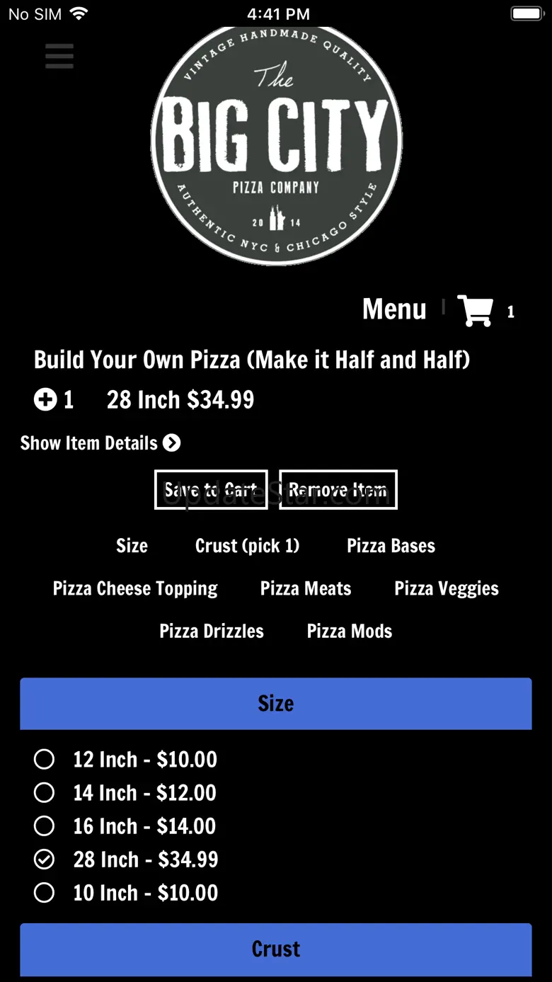 Big City Pizza Online Ordering 1.0