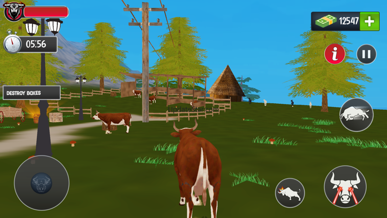 Scary Cow wild Animal Game 1.1