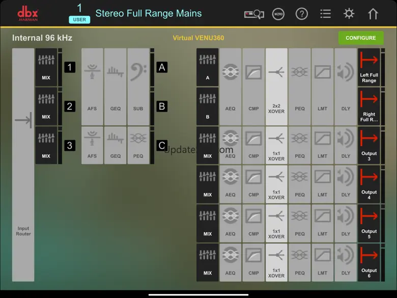 DriveRack VENU360 Control 2.0.5