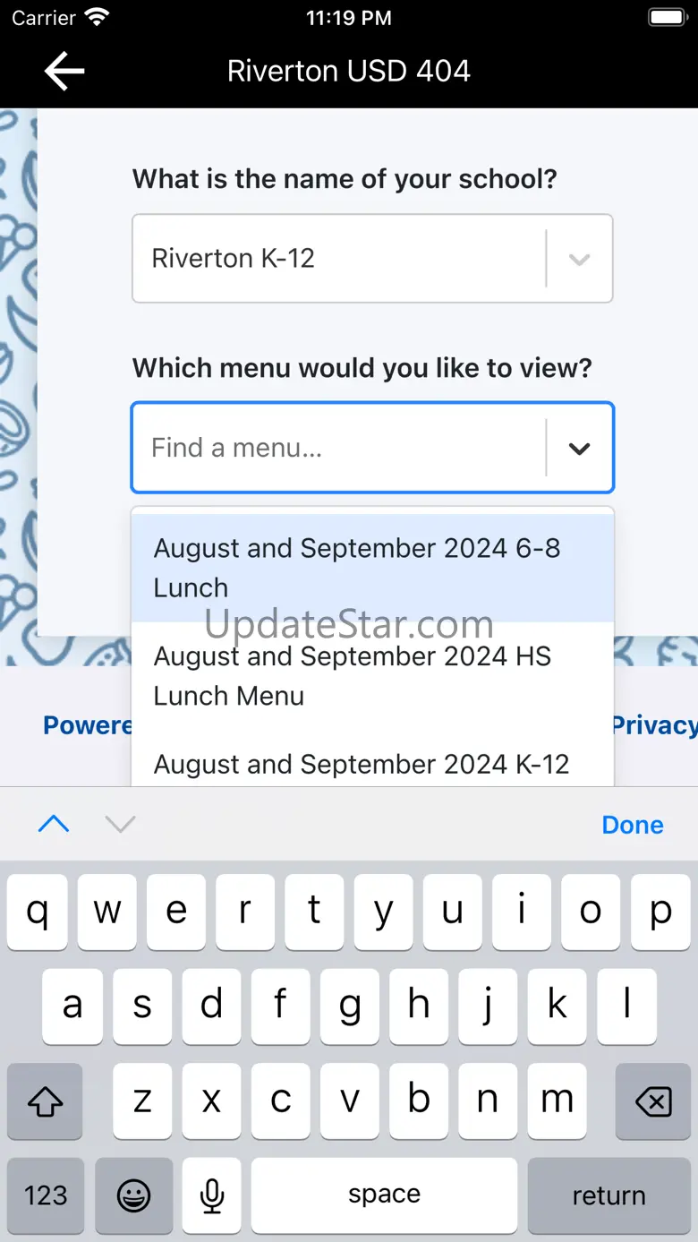 My School Menus 2.1.0