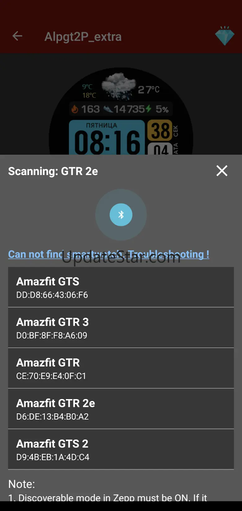 Amazfit GTR 2 - Watch Face 6.10.21