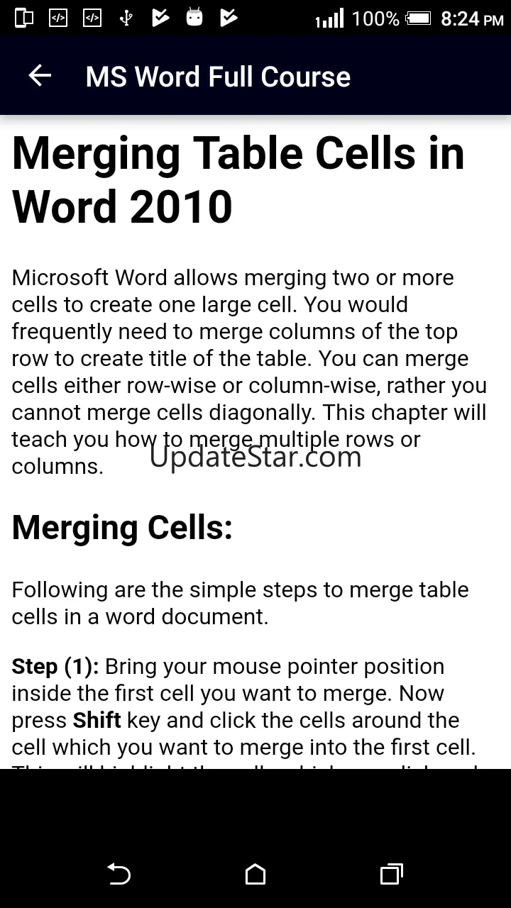 Learn MS Word (Basic & Advance 1.0