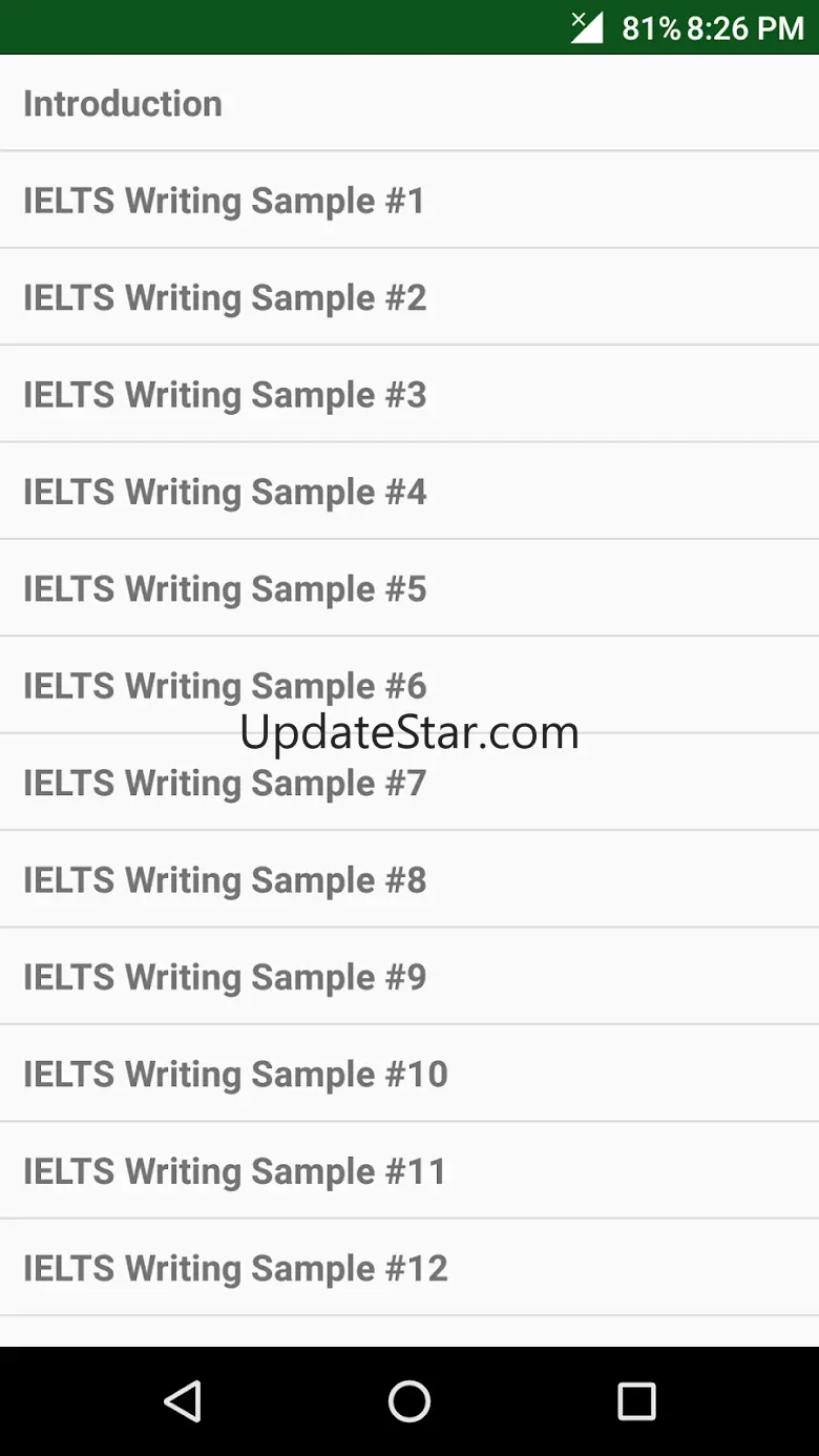 IELTS Writing - Part 1 3.0