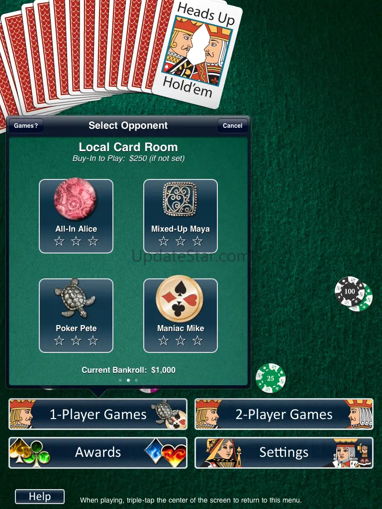 Heads Up: Holdem HD (1-on-1 Poker) 4.4.2