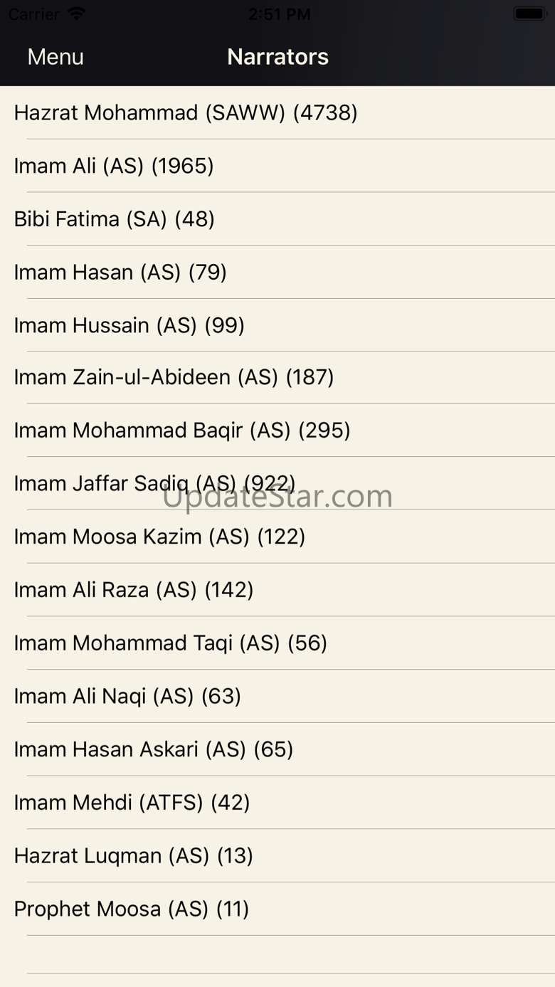 Hadith Database 1.23