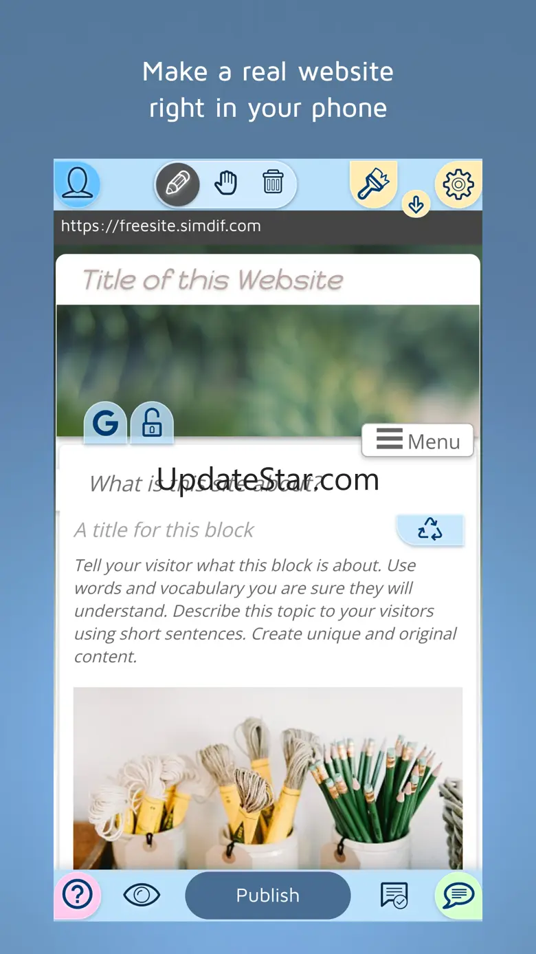 FreeSite – Website Maker 1.007