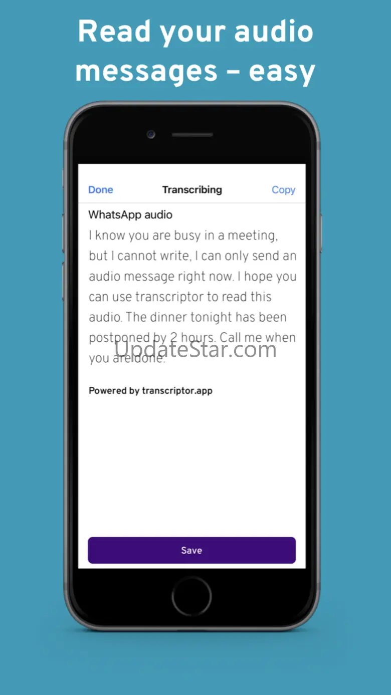 transcriptor for WhatsApp 3.0.5