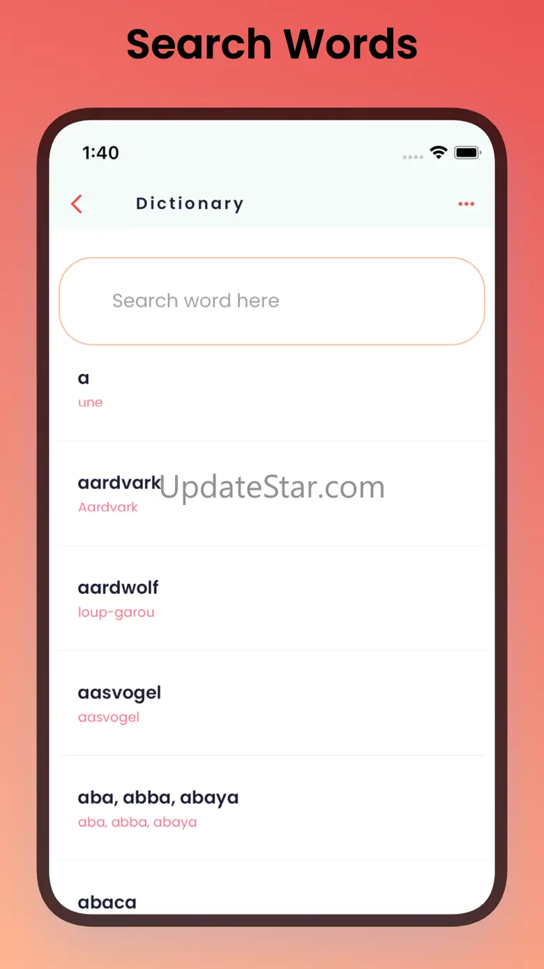 French-English Learning App 1.0