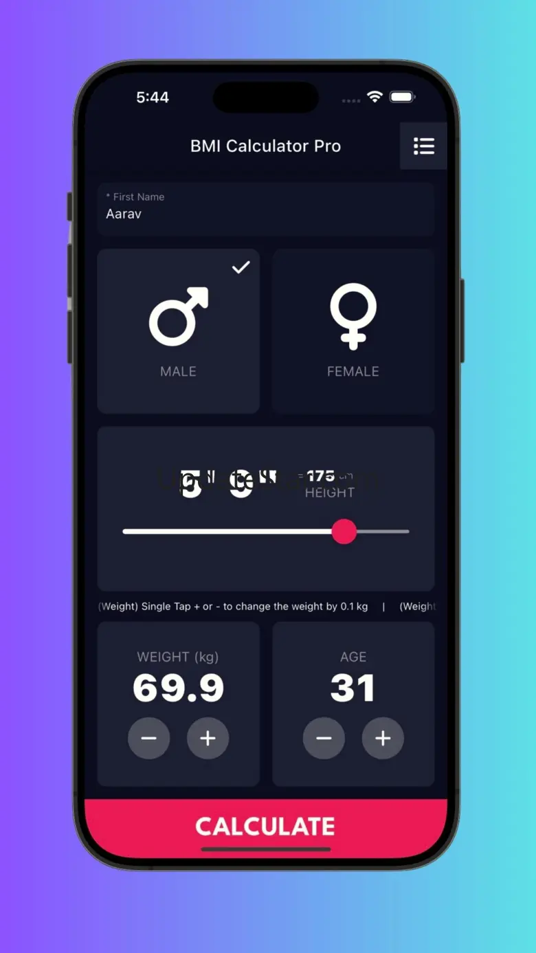 BMI for Kids - WHO Formula 2.0.22