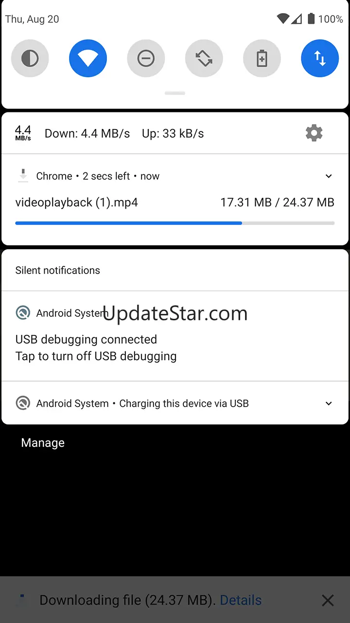 NetSpeed Indicator: Internet S 1.5