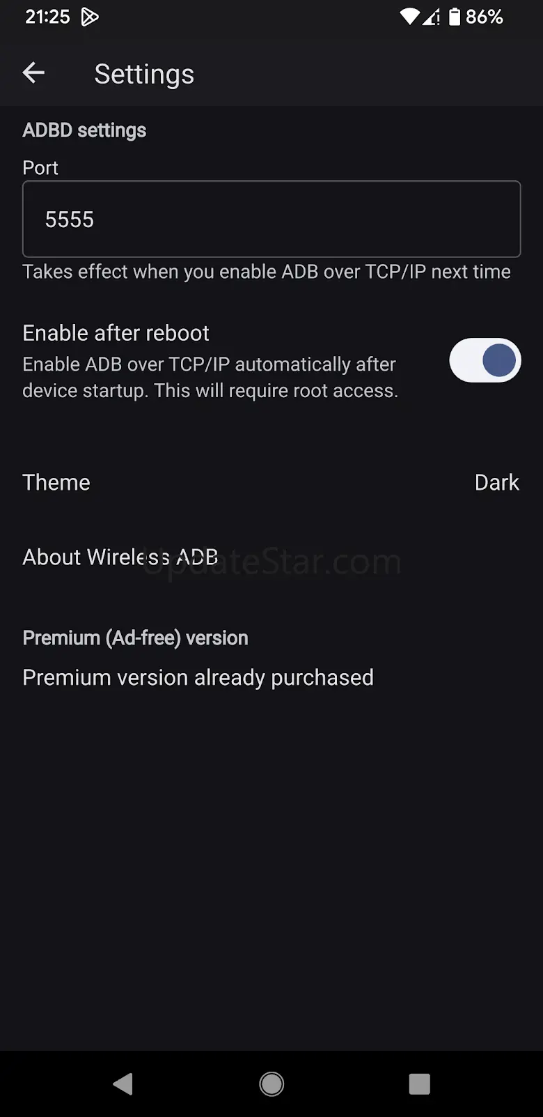 Wireless ADB: ADB over TCP/IP 1.6.7