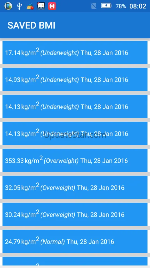 Body Mass Index BMI Calculator 1.5