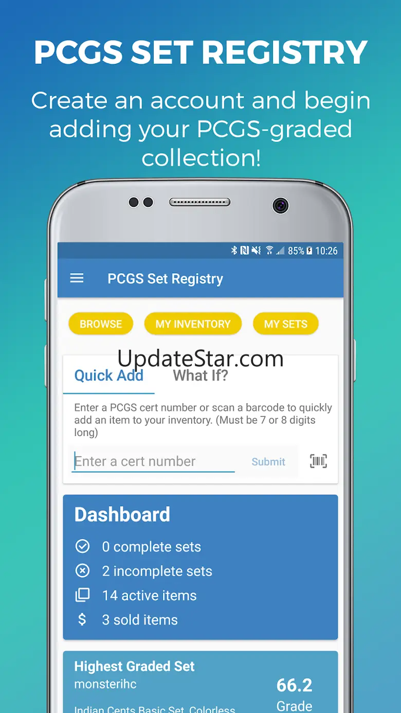 PCGS Set Registry 3.8.8
