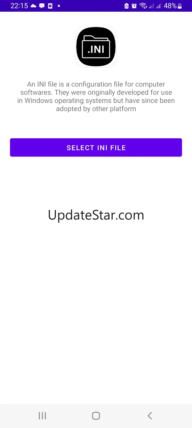 INI File Opener & Editor 1.0