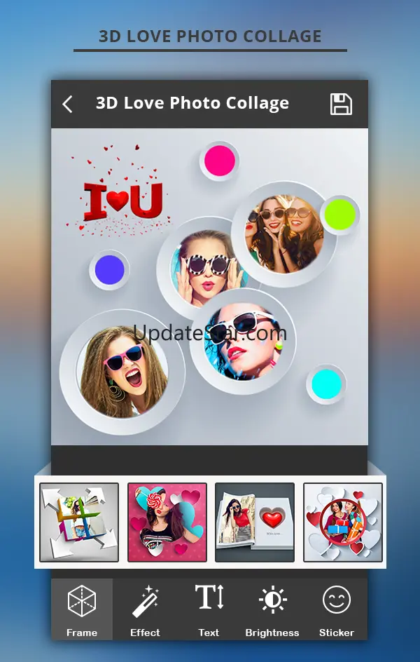 3D Love Photo collage 1.1