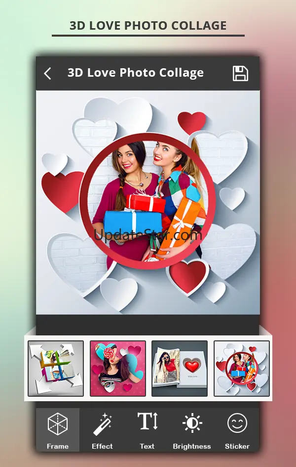 3D Love Photo collage 1.1