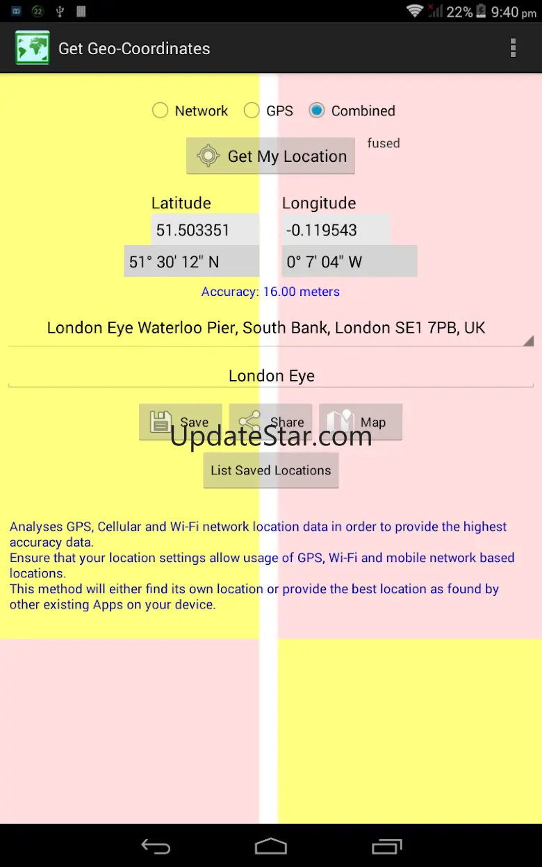 Get Geo-Coordinates 1.7